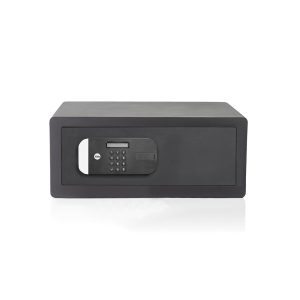 Két sắt kỹ thuật số bảo mật tối đa YLEM/200/EG1 dành cho máy tính xách tay, có mã PIN, màu đen.