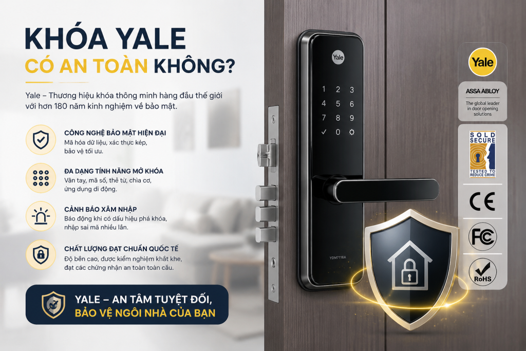 khoá yale có an toàn không