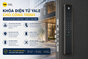 khoá điện tử yale cho công trình