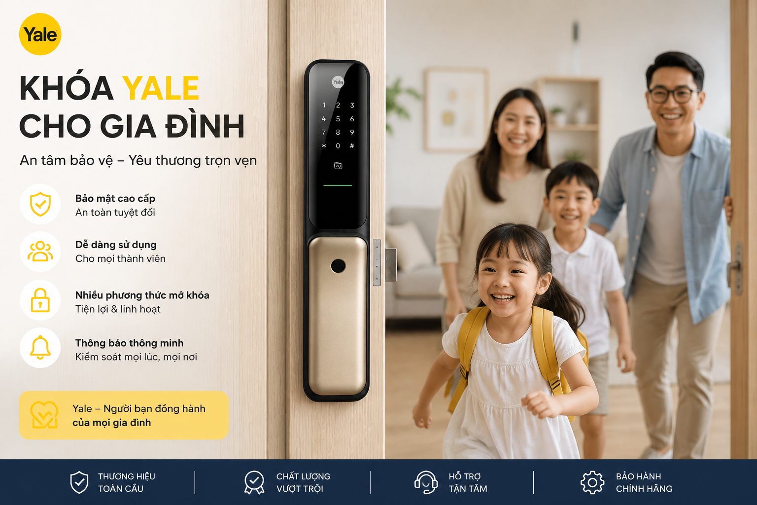 khoá yale cho gia đình