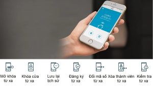 khoá thông minh yale bluetooth