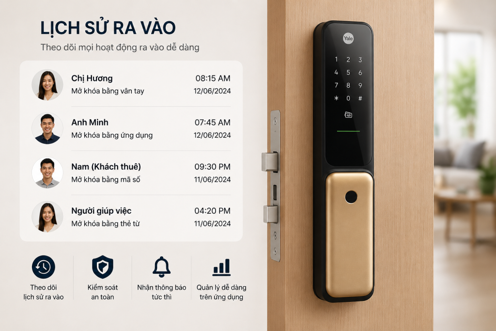 lịch sử mở cửa khoá yale