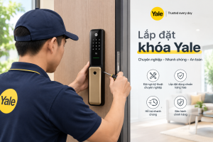 lắp đặt khóa Yale