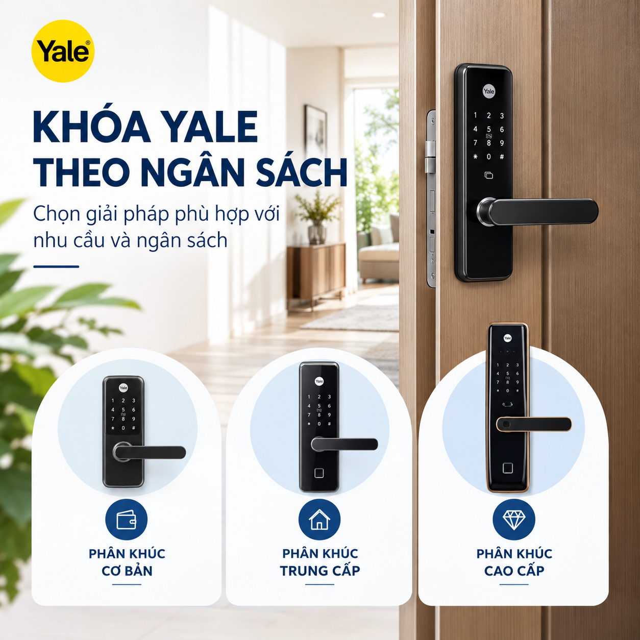 khóa yale theo ngân sách