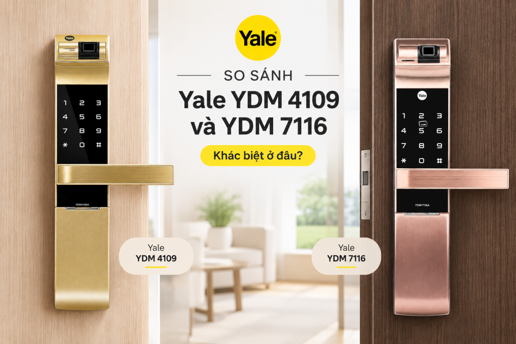 yale ydm 4109 và ydm 7116