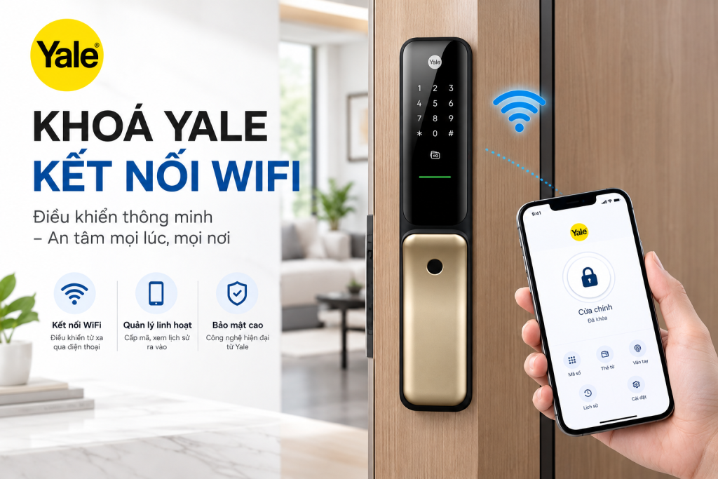 khoá yale kết nối wifi