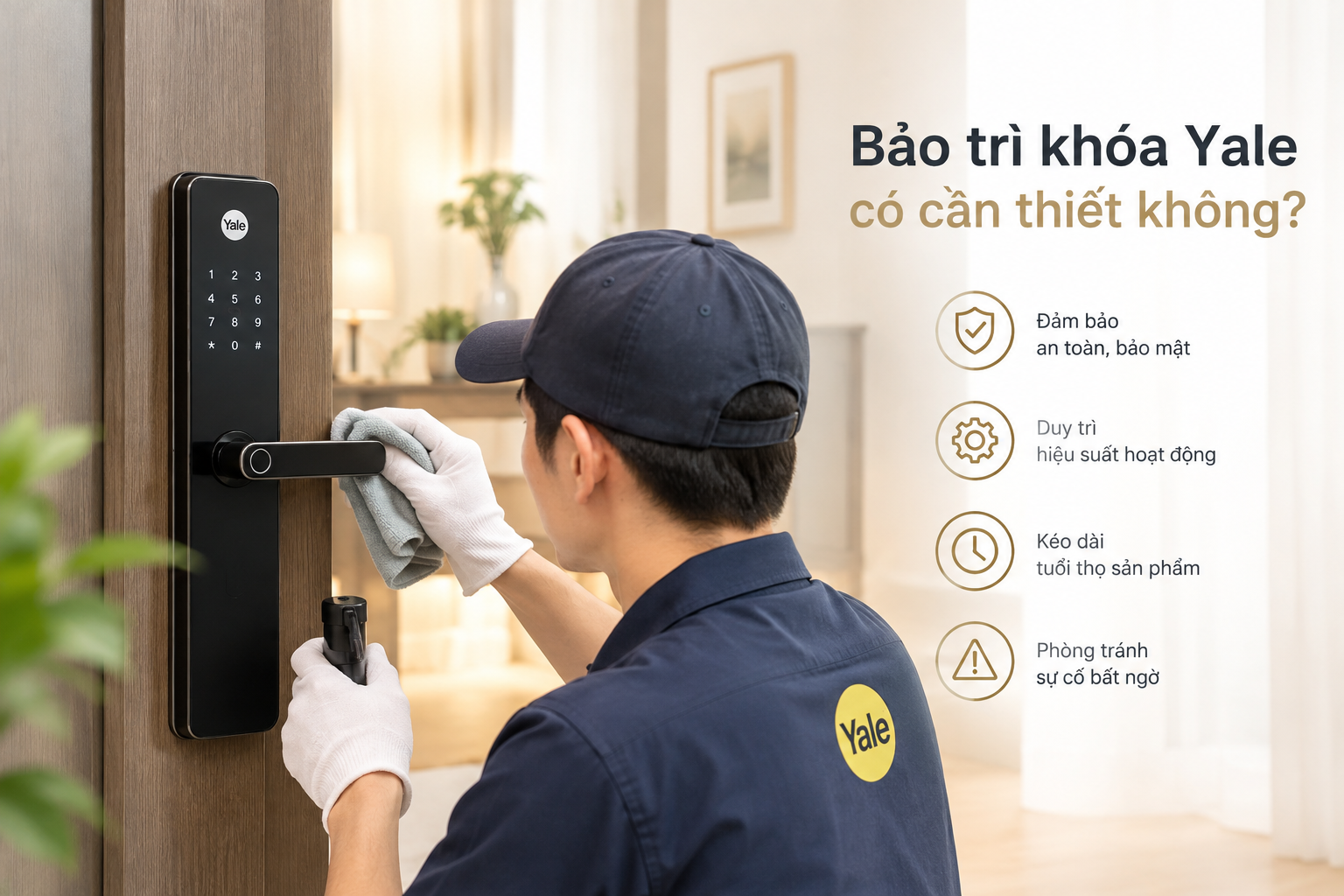 bảo trì khóa yale