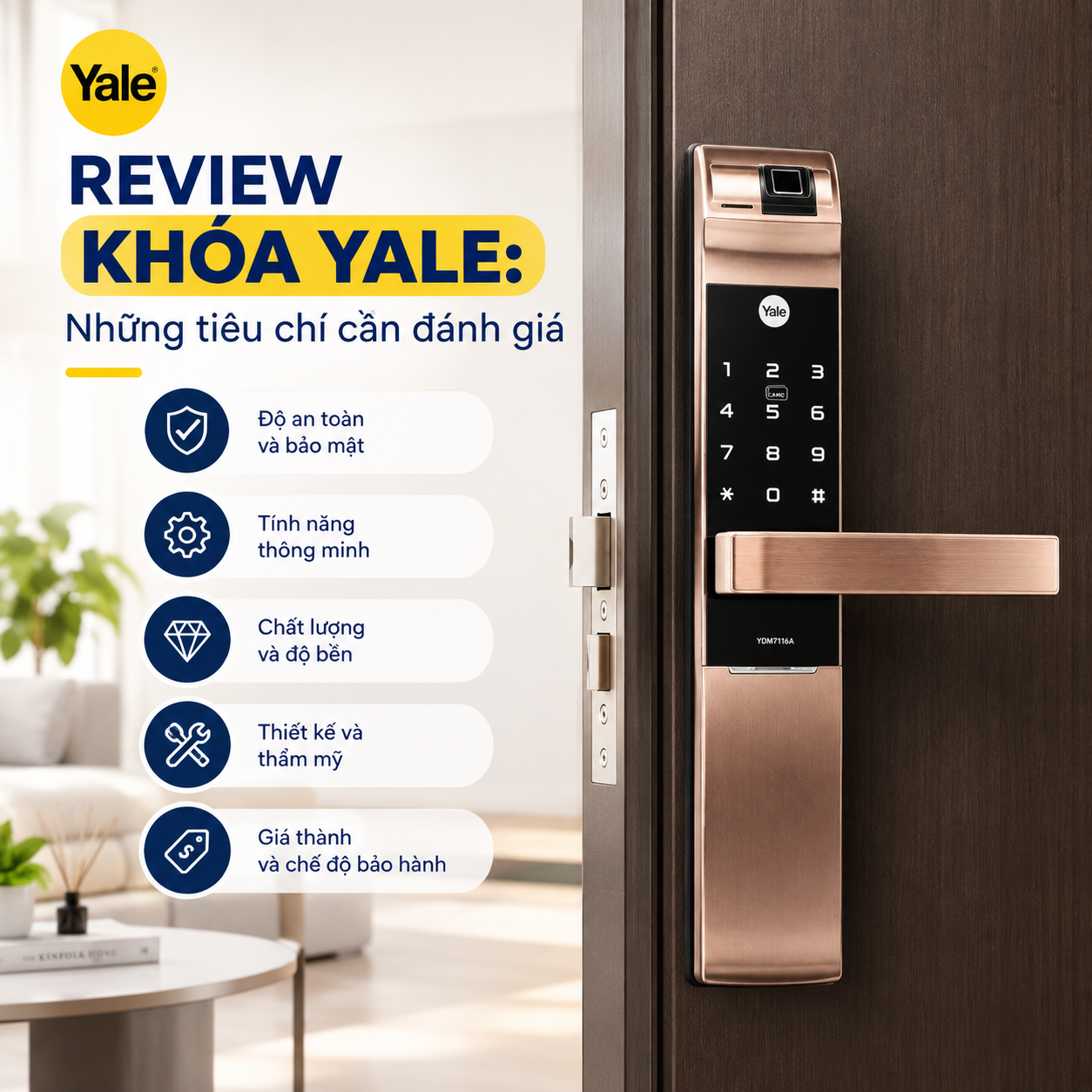 review khóa yale