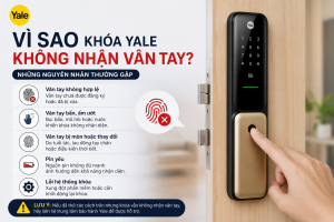 khoá yale không nhận vân tay