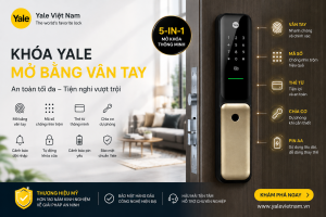 khoá yale mở bằng vân tay