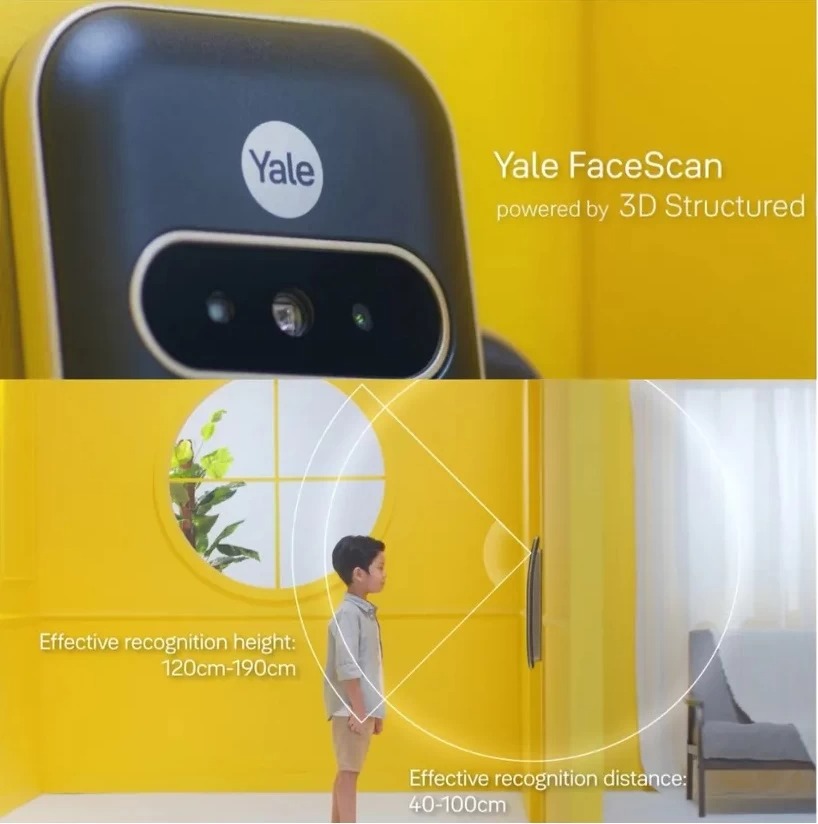 khoá yale nhận diện khuôn mặt