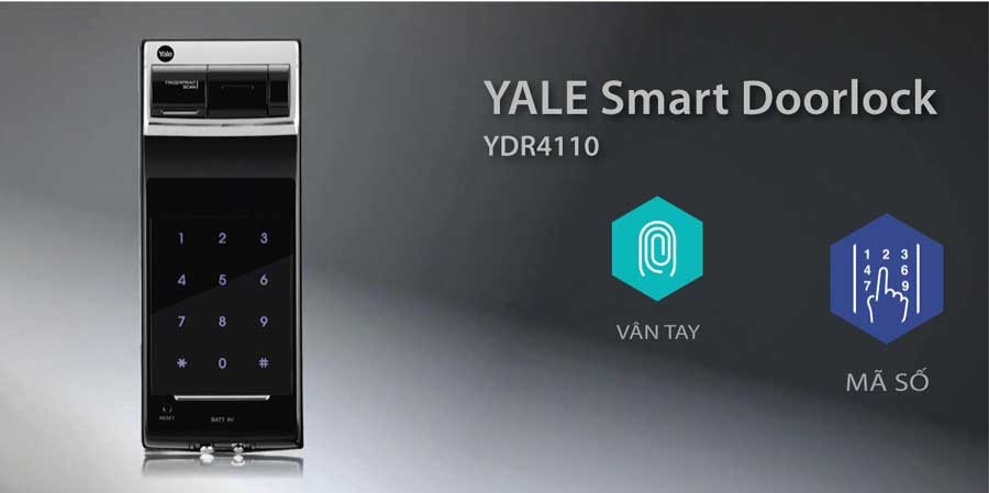 KHÓA VÂN TAY YALE YDR 4110+
