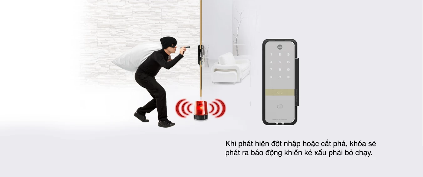 KHÓA CỬA ĐIỆN TỬ YALE YDR 323