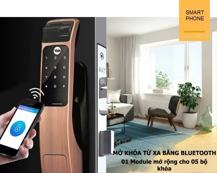 KHÓA CỬA YALE YMG 40 RED-BRONZE