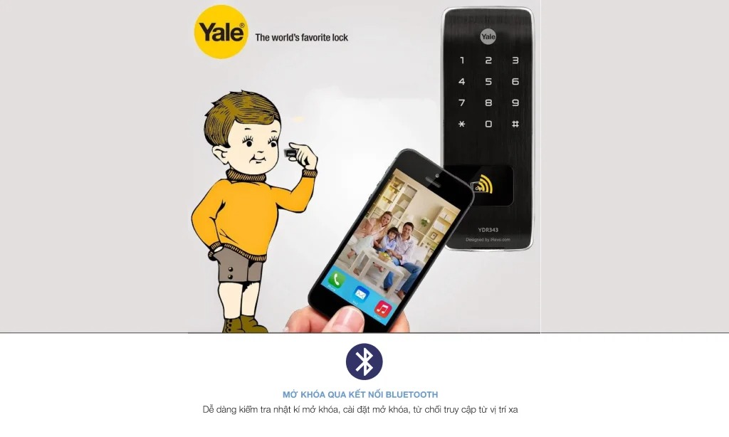KHÓA THẺ TỪ YALE YDR 343